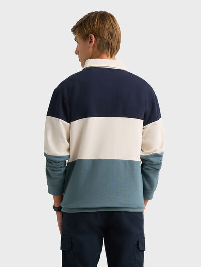 SUDADERA POLO 1976 AZUL MARINO