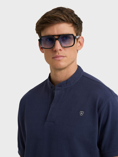 POLO TAPE AZUL MARINO