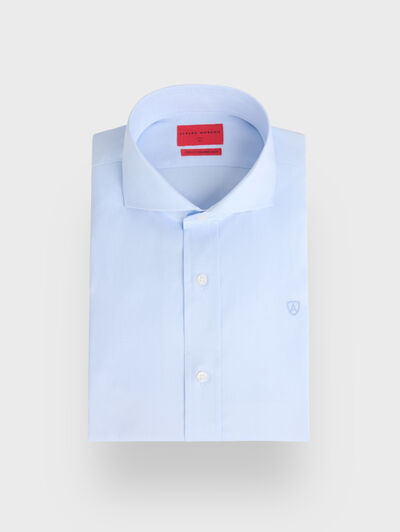 CAMISA ERIK P.POINT CELESTE