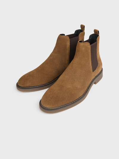 BOTA SERRAJE ELASTICO CAMEL