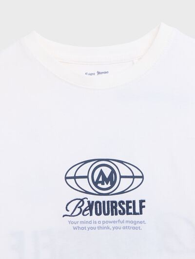 CAMISETA MAGNET KIDS BLANCO