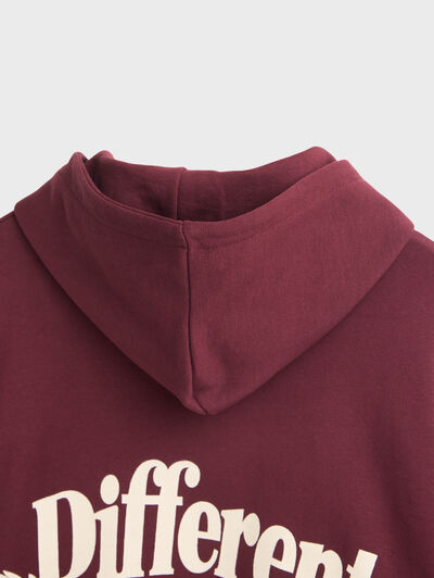 SUDADERA UNIQUE BURDEOS