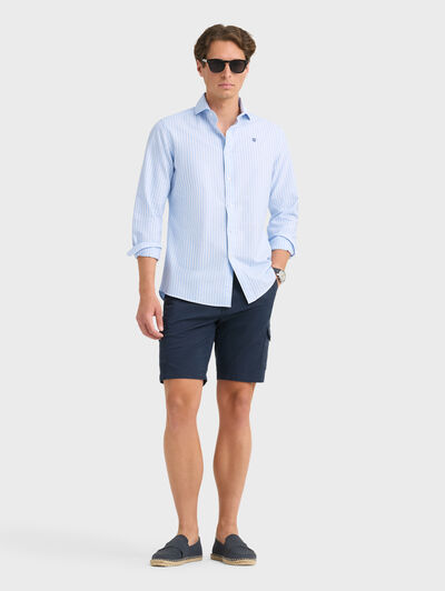 CAMISA OXFORD CLASSIC CELESTE