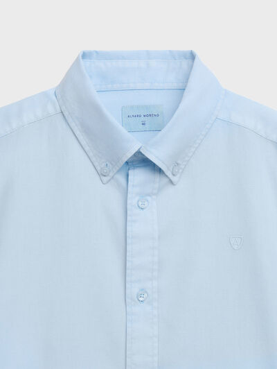 CAMISA PANAMA DYE CELESTE