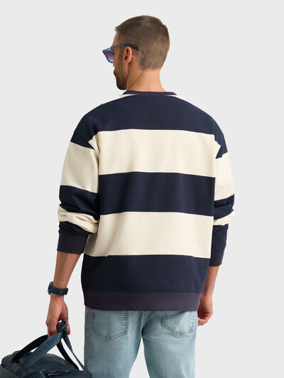 SUDADERA NAUTICA AZUL MARINO