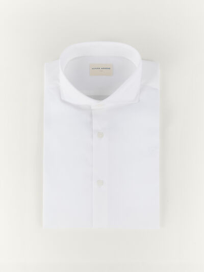 CAMISA COMFORT FIL A FIL BLANCO