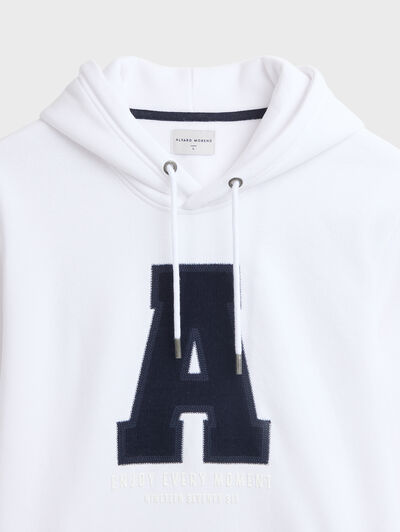 SUDADERA MOMENT BLANCO