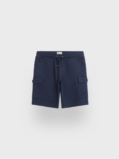 BERMUDA CARGO PUNTO KIDS AZUL MARINO