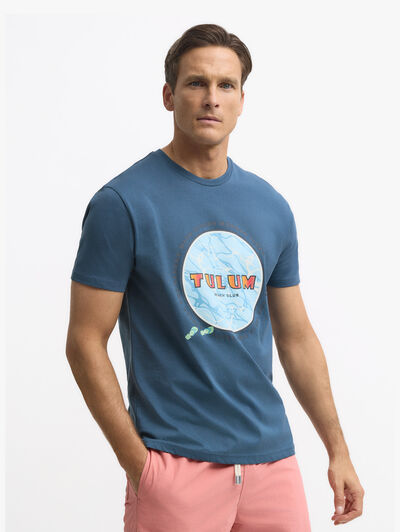 CAMISETA TULUM AZUL