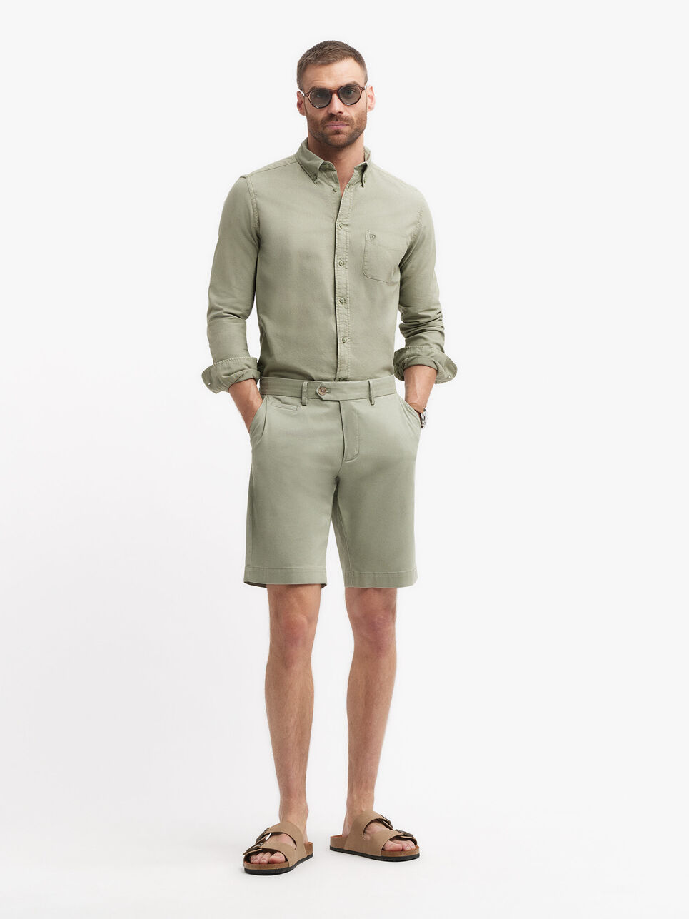 CAMISA OXFORD POCKET DYE