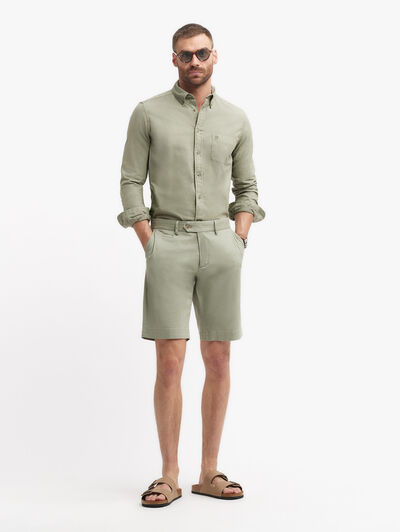 CAMISA OXFORD POCKET DYE VERDE