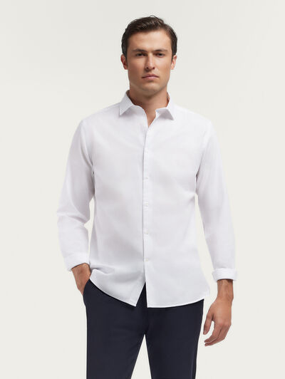 CAMISA TWILL DYE BLANCO