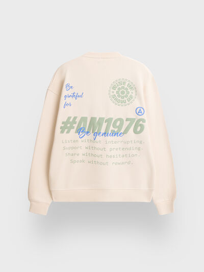 SUDADERA GENUINE CRUDO