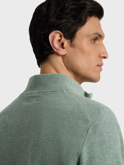 JERSEY CREMALLERA VERDE