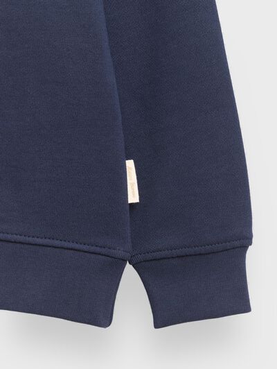 SUDADERA PATCH KIDS AZUL MARINO