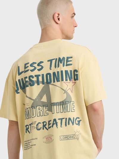 CAMISETA ART AMARILLO