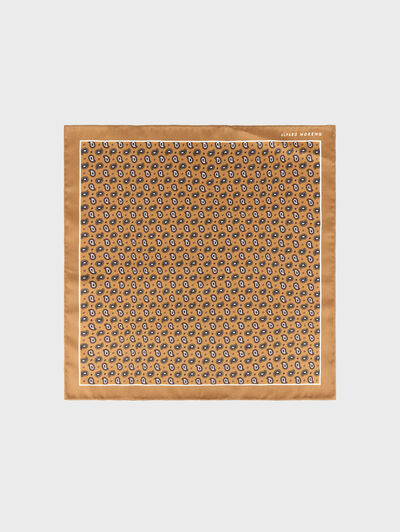 PAÑUELO PRINTED MOSTAZA