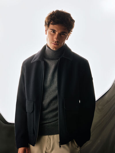 CAZADORA JACOB AZUL MARINO