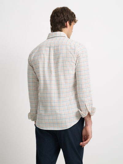 CAMISA HUNTER CHECKS AZUL MARINO
