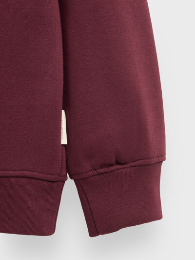 SUDADERA MIRACLES BURDEOS