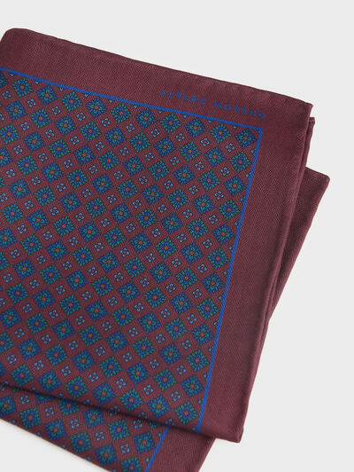 PAÑUELO PRINTED BURDEOS