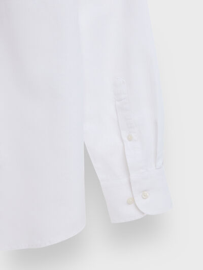 CAMISA LINO CHAMBRAY BLANCO