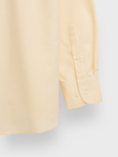 CAMISA OXFORD SOLID AMARILLO