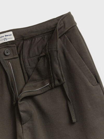 JOGGER CHINO KIDS VERDE