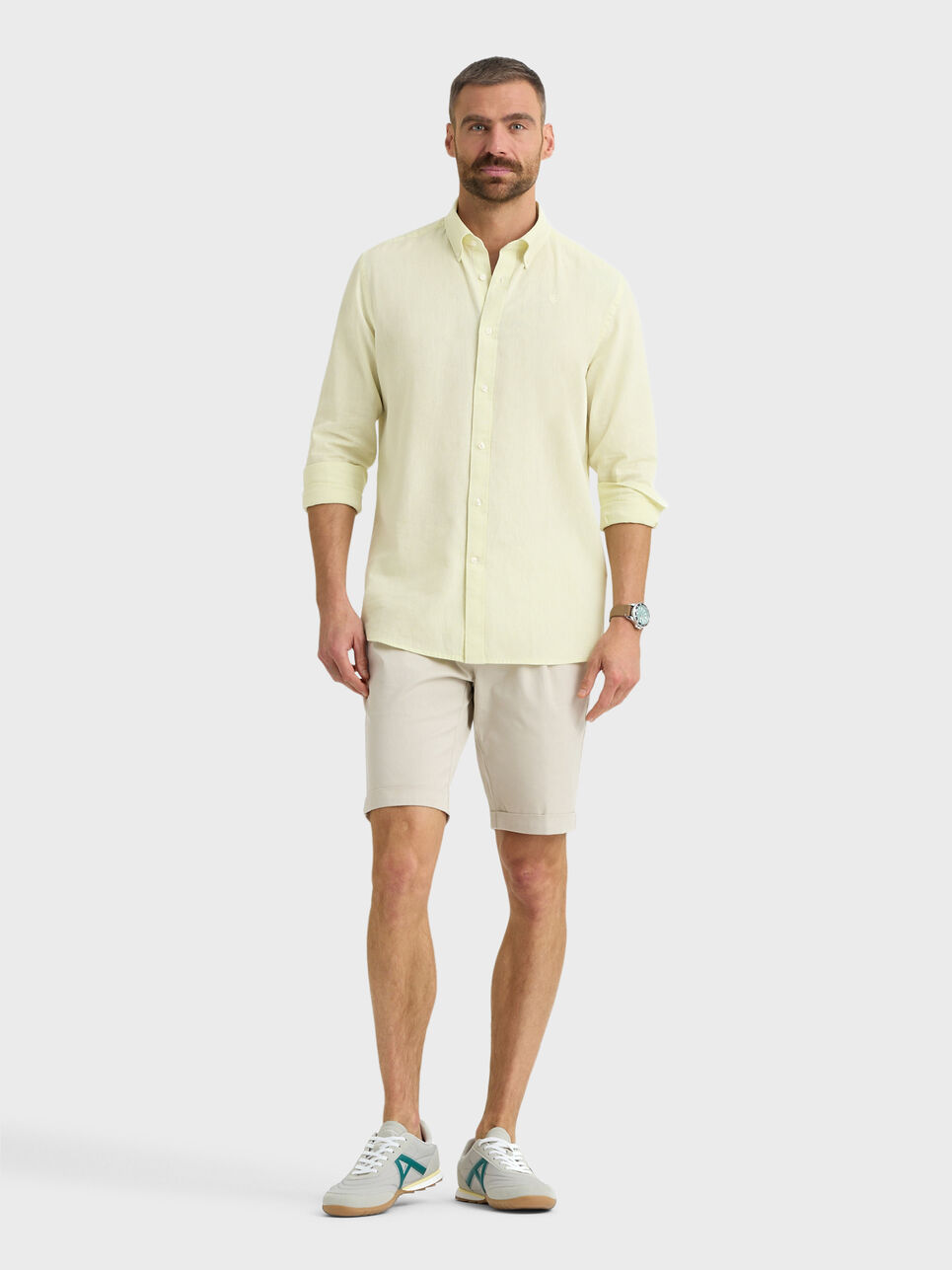 CAMISA LINO C.BOTON