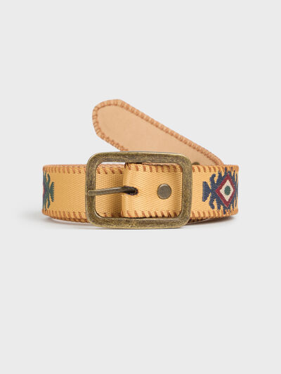 CINTURON INCA AMARILLO