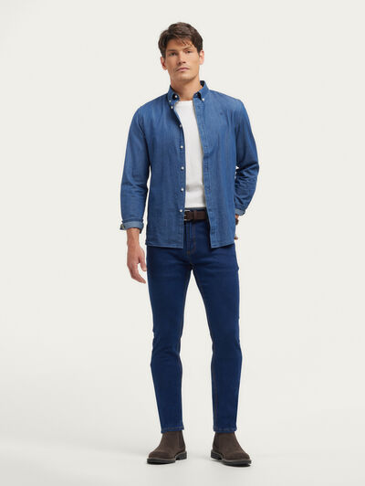 DENIM SLIM BASICO AZUL MARINO