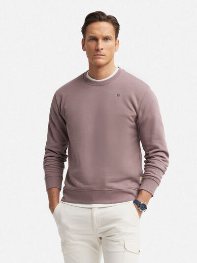 SUDADERA BASICA BURDEOS