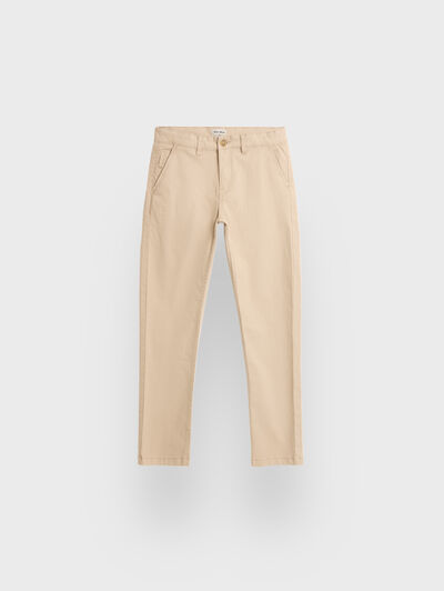 PANTALON CHINO KIDS CAMEL