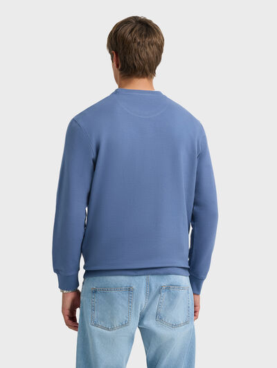 SUDADERA BASIC SPRING AZUL