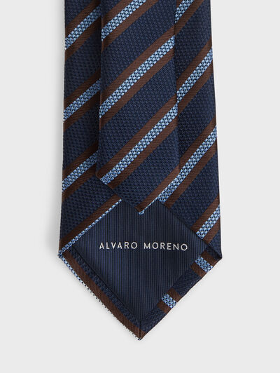 CORBATA JAQUARD MF MARR&Oacute;N