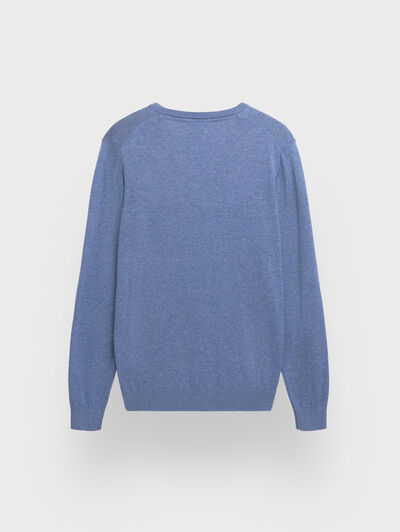 JERSEY V-NECK AZUL