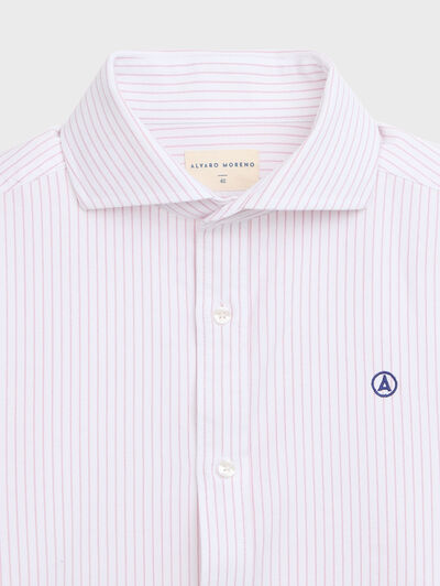 CAMISA OXFORD SUNSET BURDEOS