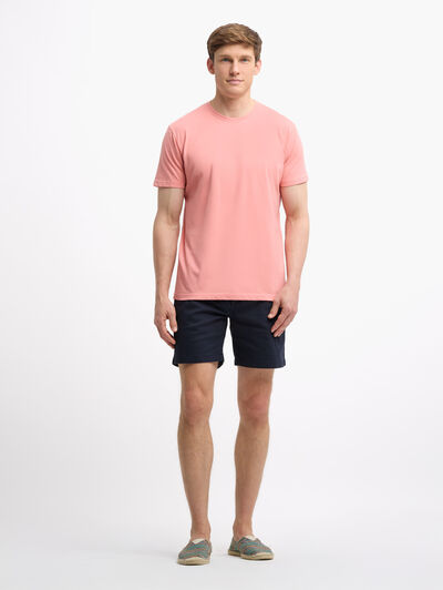 CAMISETA MELANGE SALMÓN