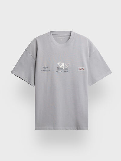 CAMISETA ART GRIS