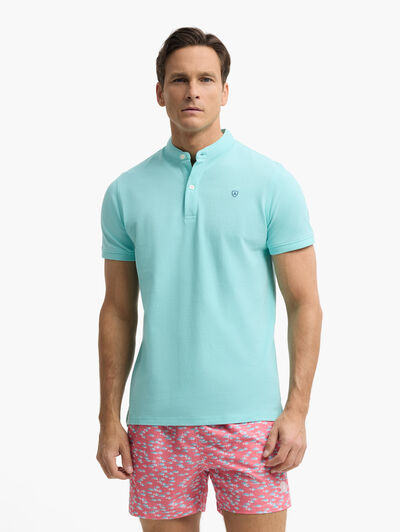 POLO MAO TRENDY VERDE AGUA