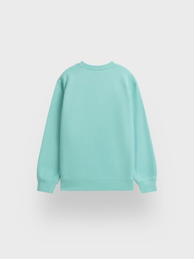 SUDADERA ORIGEN KIDS VERDE AGUA