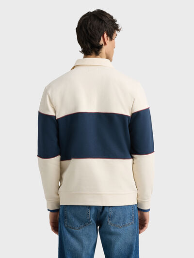 SUDADERA POLO TEAM BEIGE
