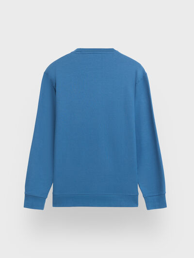 SUDADERA BASIC FANCY AZUL
