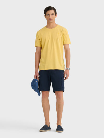 CAMISETA MELANGE AMARILLO