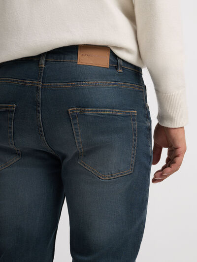 DENIM STONE COMFORT FIT AZUL MARINO