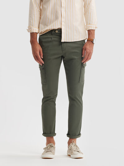 PANTALON CARGO VERDE