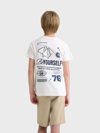 CAMISETA MAGNET KIDS BLANCO
