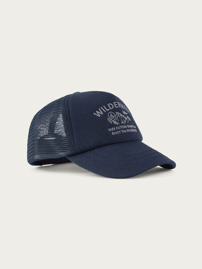 GORRA TRUCK BORDADA AZUL MARINO