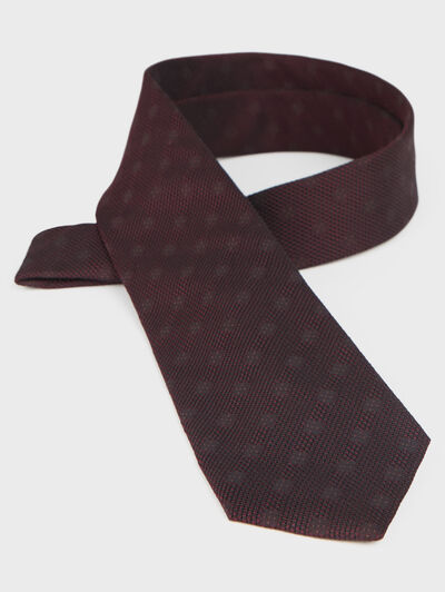 CORBATA GRENADINE BURDEOS