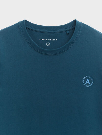 CAMISETA RUBBER AZUL MARINO